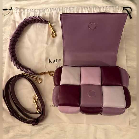 Kate Spade Purple Agate Boxxy Bag Color-Block - Picture 7 of 11